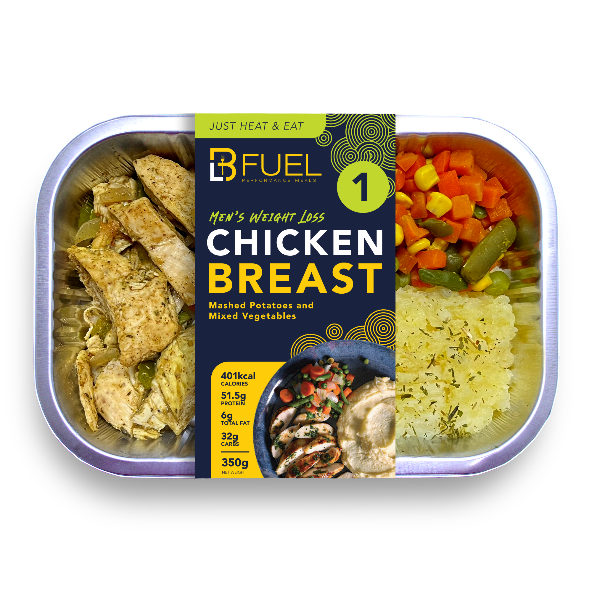 Build Your Men’s Weightloss 60 Meal Package