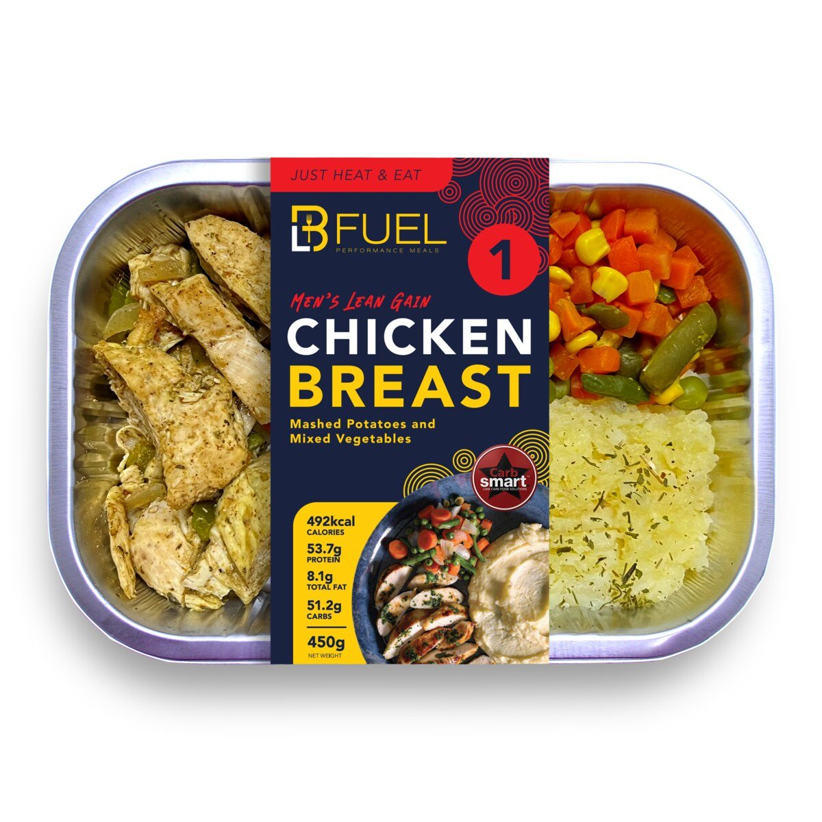 Build Your Men's Lean Gain 30 Meal Package