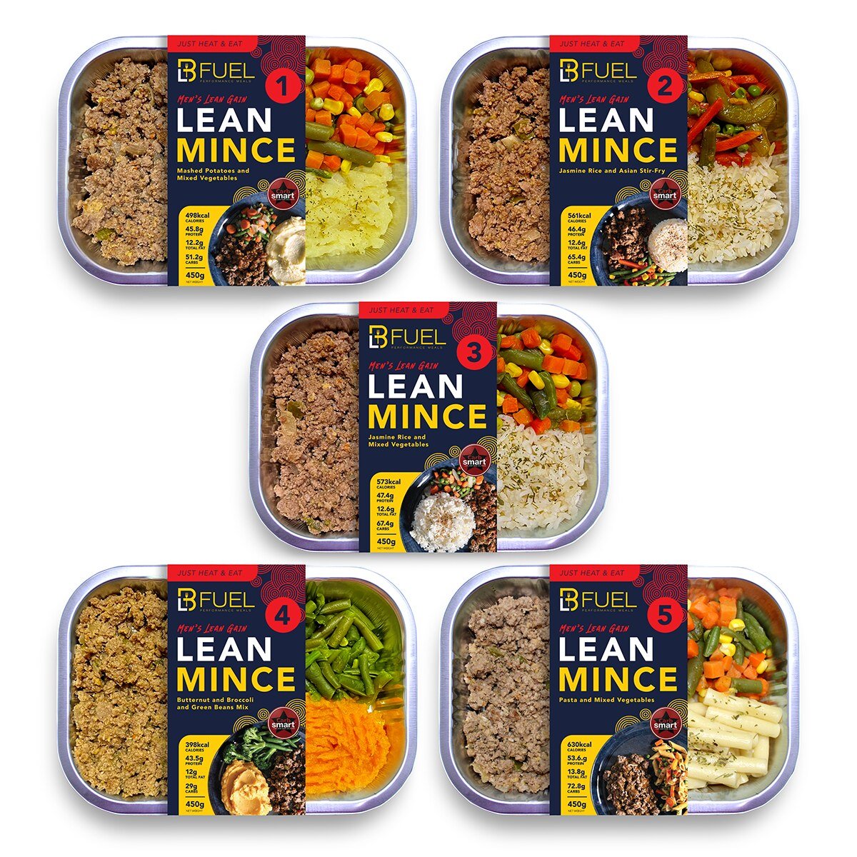 Build Your Men’s Lean Gain 60 Meal Package