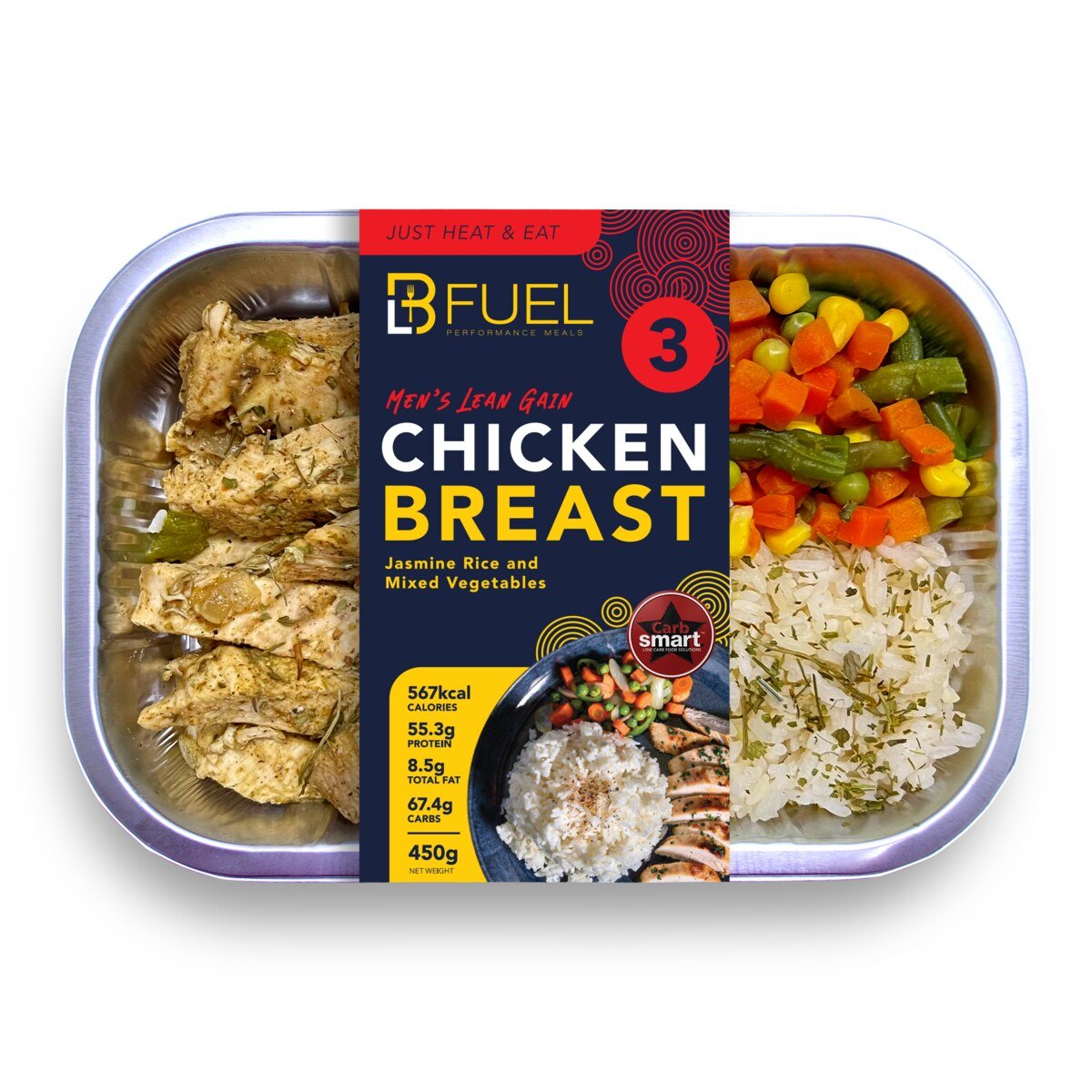 Build Your Men's Lean Gain 30 Meal Package